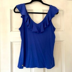 Lilly Pulitzer Blue Sleeveless Top Small